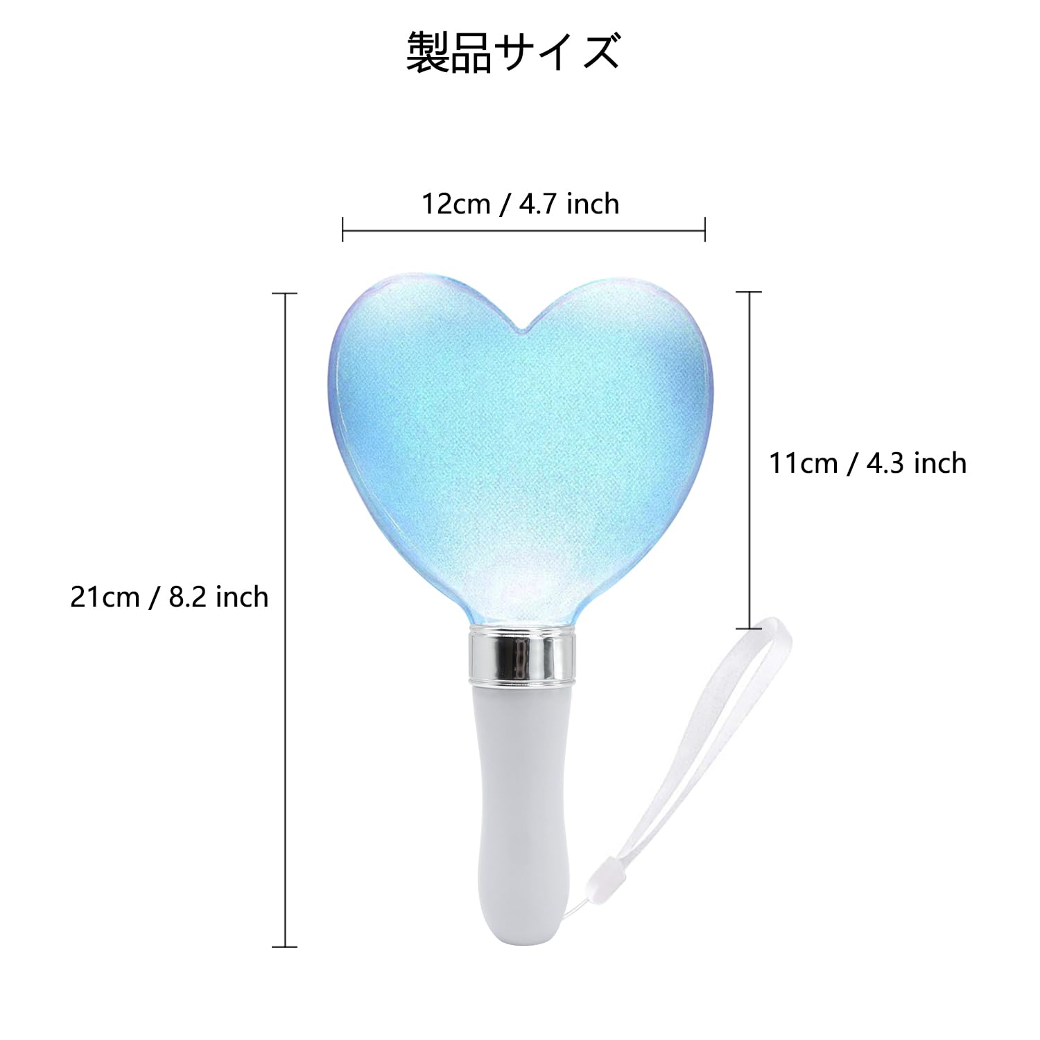 Hayoku Heart Shaped Penlight TX-022 24 Color Change 12cm x 21cm x