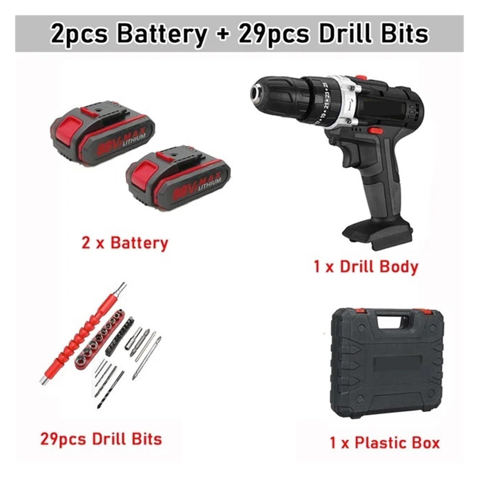 Trapano Avvitatore A Batteria Senza Fili 3 IN 1 Mini Cacciavite A Percussione Elettrico Lavorazione Del Legno Utensile Fai Da Te Al Litio Senza Sforzo Per Vari Lavori Riparazione