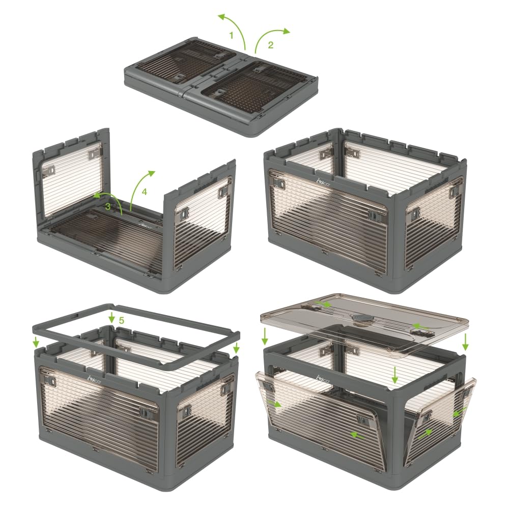 Yolco FB55 CARBON, Caja de almacenamiento plegable, Carbon