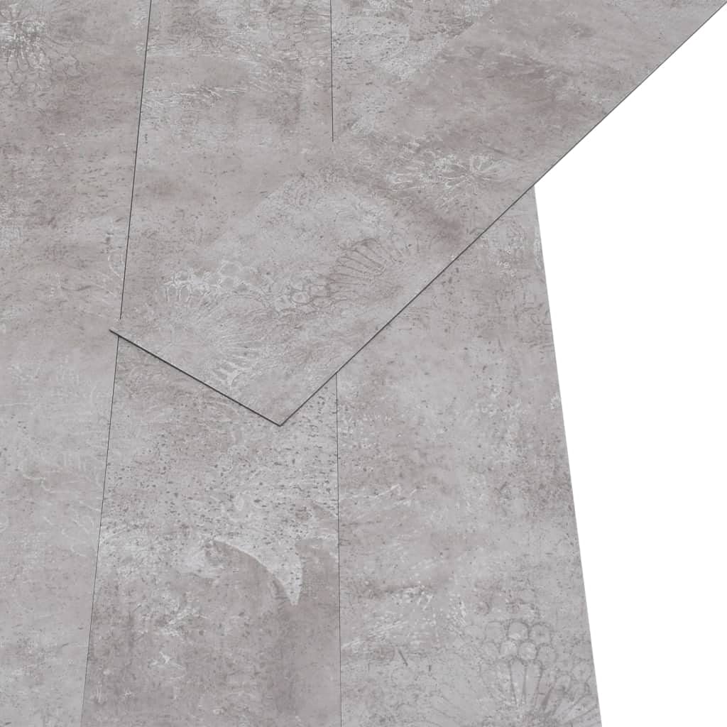 Materiały budowlane, wykładziny podłogowe i dywanowe deski podłogowe z PCW 5,02 m² 2 mm samoprzylepne szare