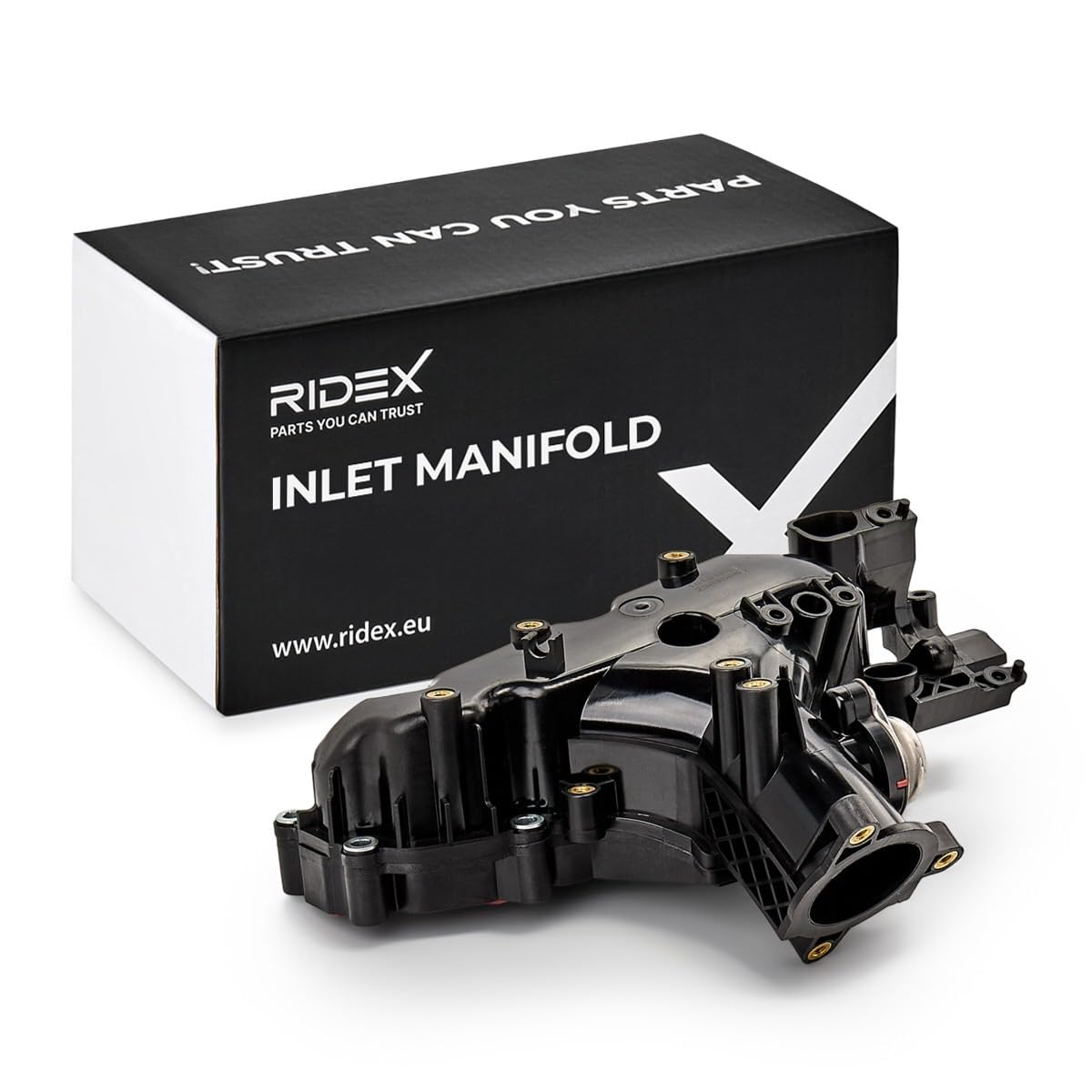 RIDEX 1640F0168 Raccordo Collettore aspirazione con guarnizioni senza regolatore/attuatore Compatibilità con VW Polo Hatchback 6R1, 6C1