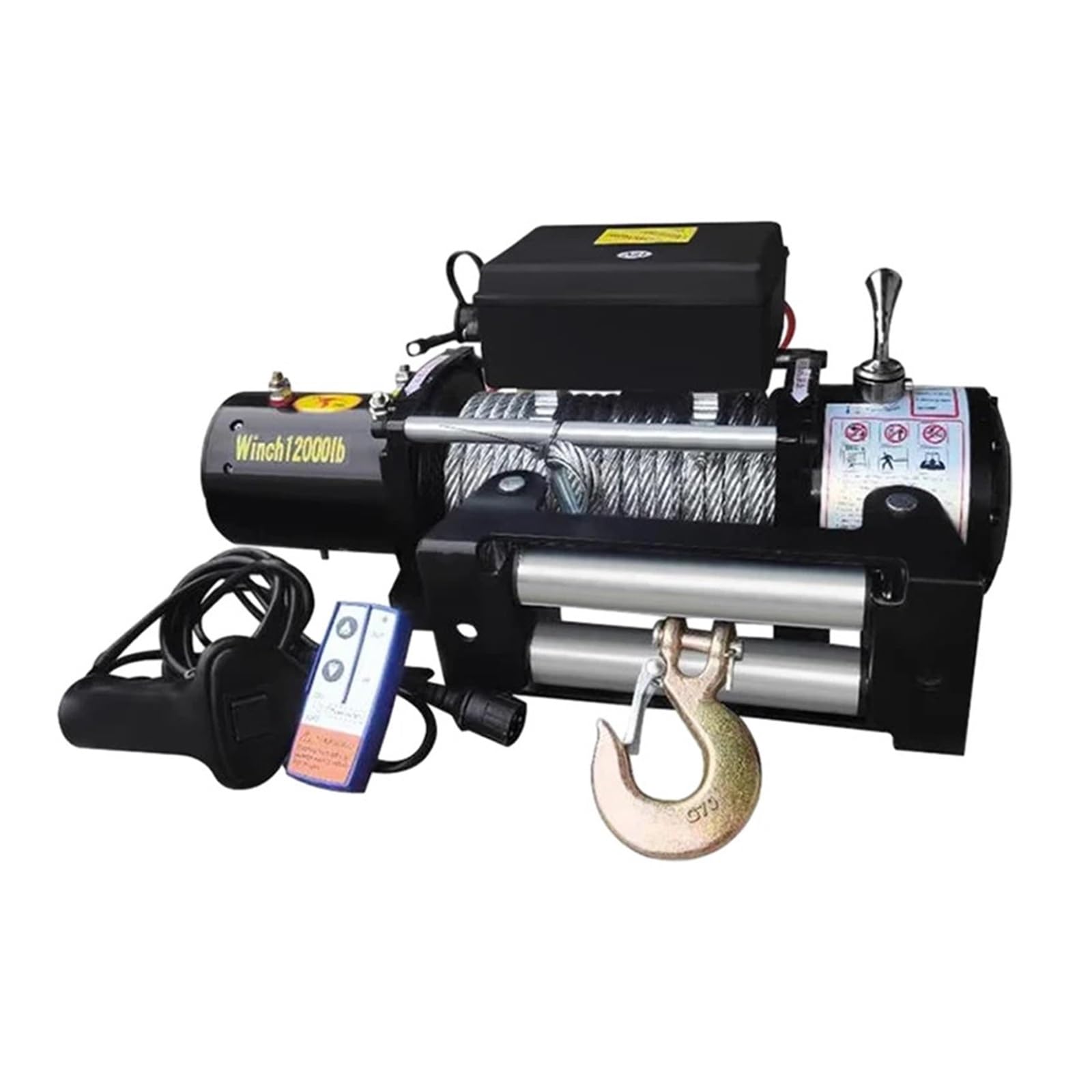 Car Electric Winch 12v Capstan 12000lbs High Speed