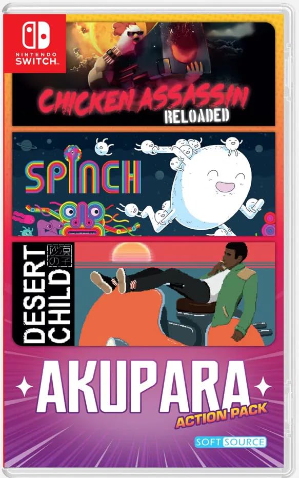 Carátula de Akupara Action Pack - Imp - Asia para Switch (edición PAL España)