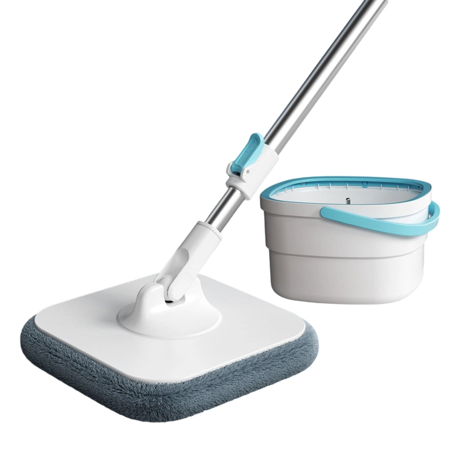 Twisting Turn Wipe for Inviting Home Cleansing Separate Water Bucket Press Structure Comprehensive Rotation Thin Head Under Furniture Grasps Complimentary Cleansing Turn Wipe Highlighting Dry