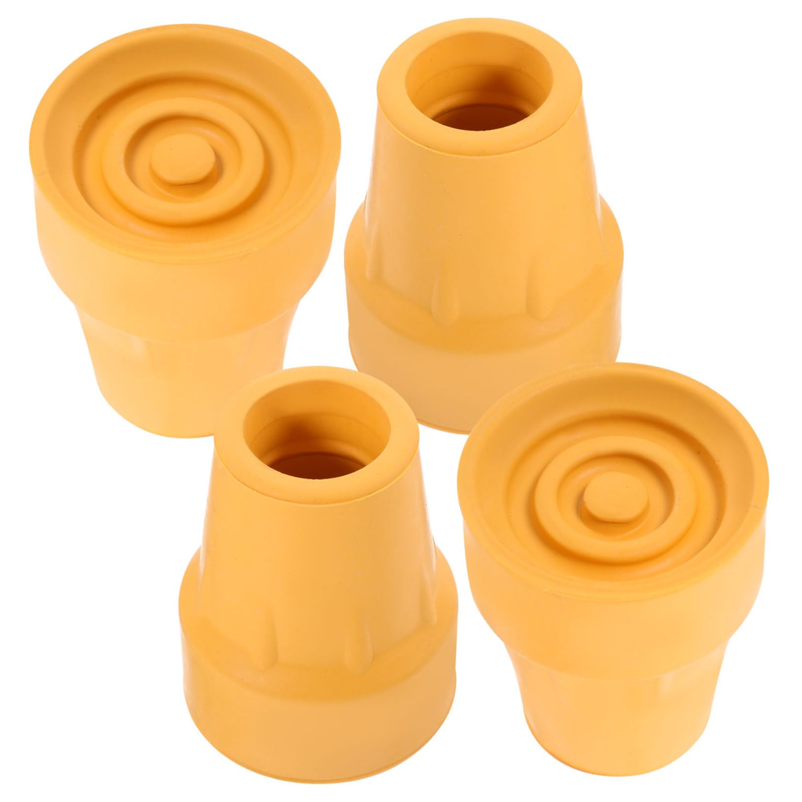 CALLARON 5 Ensembles Pointes De Canne En Caoutchouc Pied Caoutchoucs Marcher Non Pointe Antidérapante Des Bâtons De Marche Conseils De De Marche Yellow 4 Pièces * 5