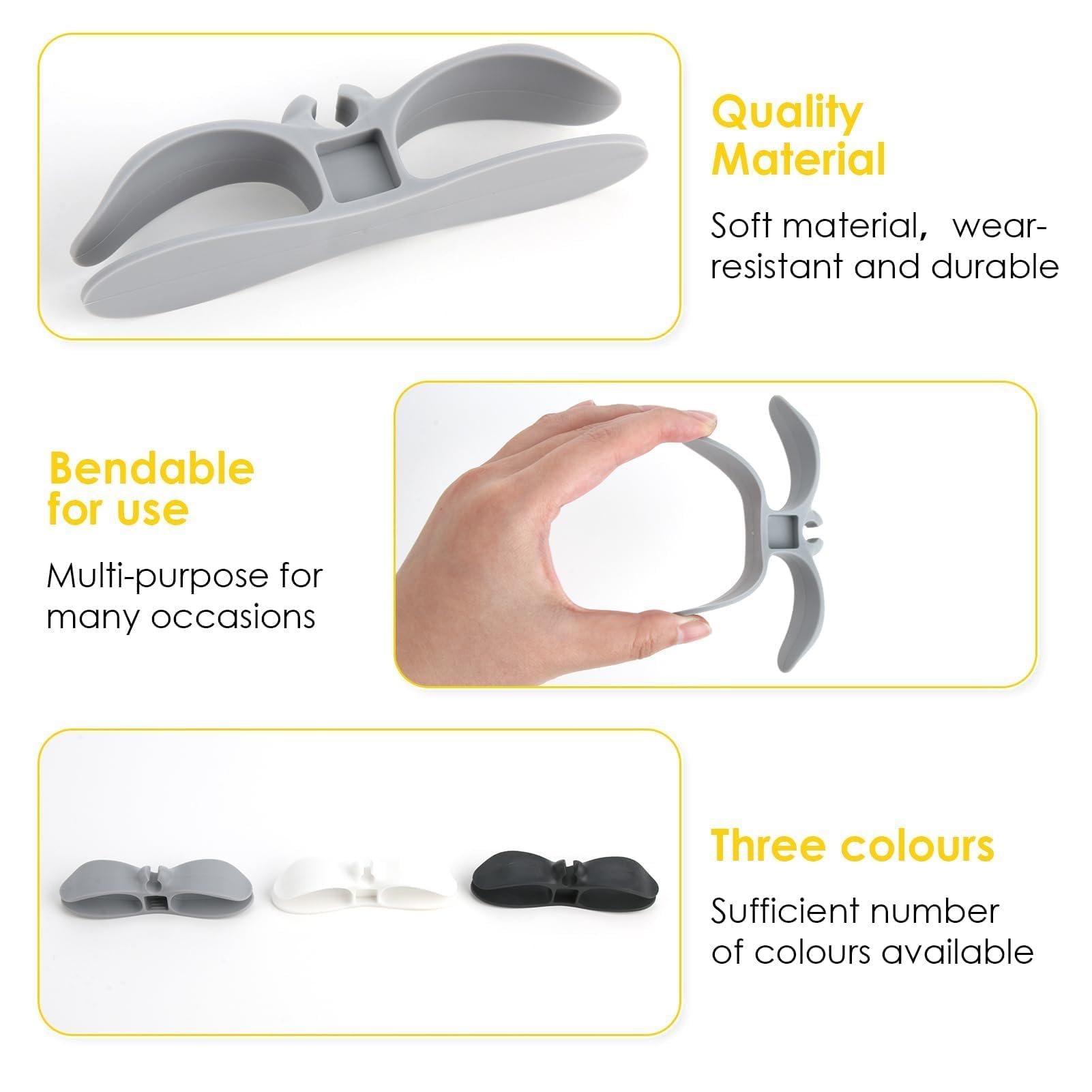 Organizer Per Cavi Elettrodomestici 9 Pezzi - 3 Colori, Adesivi, Per Tenere Ordine In Cucina - Foto 7