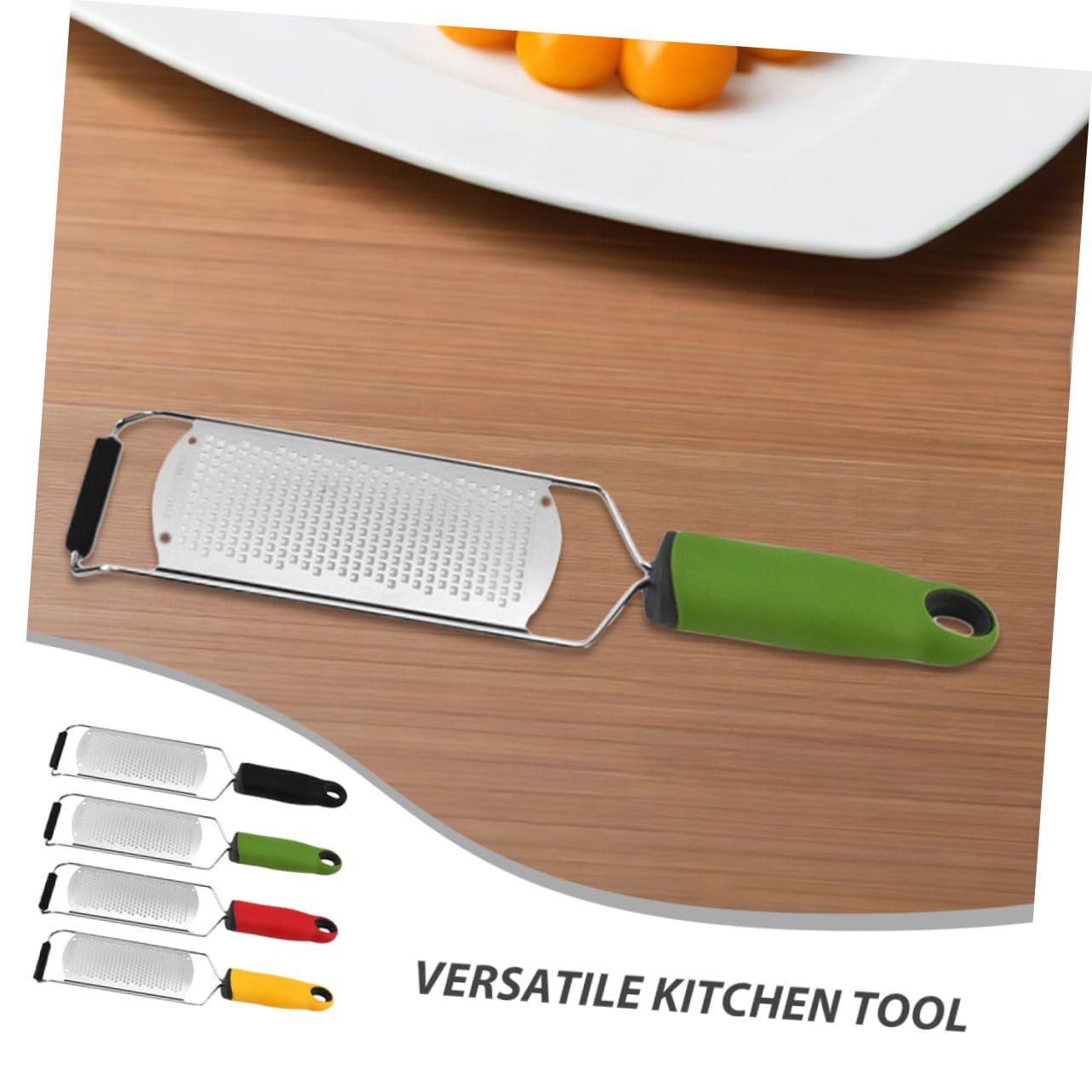 ABOOFAN 4pièces Râpe à Fromage Manuelle Et Zesteur à Citron Acier Inoxydable Hachoir à Légumes Polyvalent pour Fruits Et Fromage Outil De Cuisine