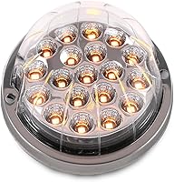 Vista 1 de GRAND ORANGE Lente transparente ámbar LED marcador de luz de señal de giro lámpara con base universal