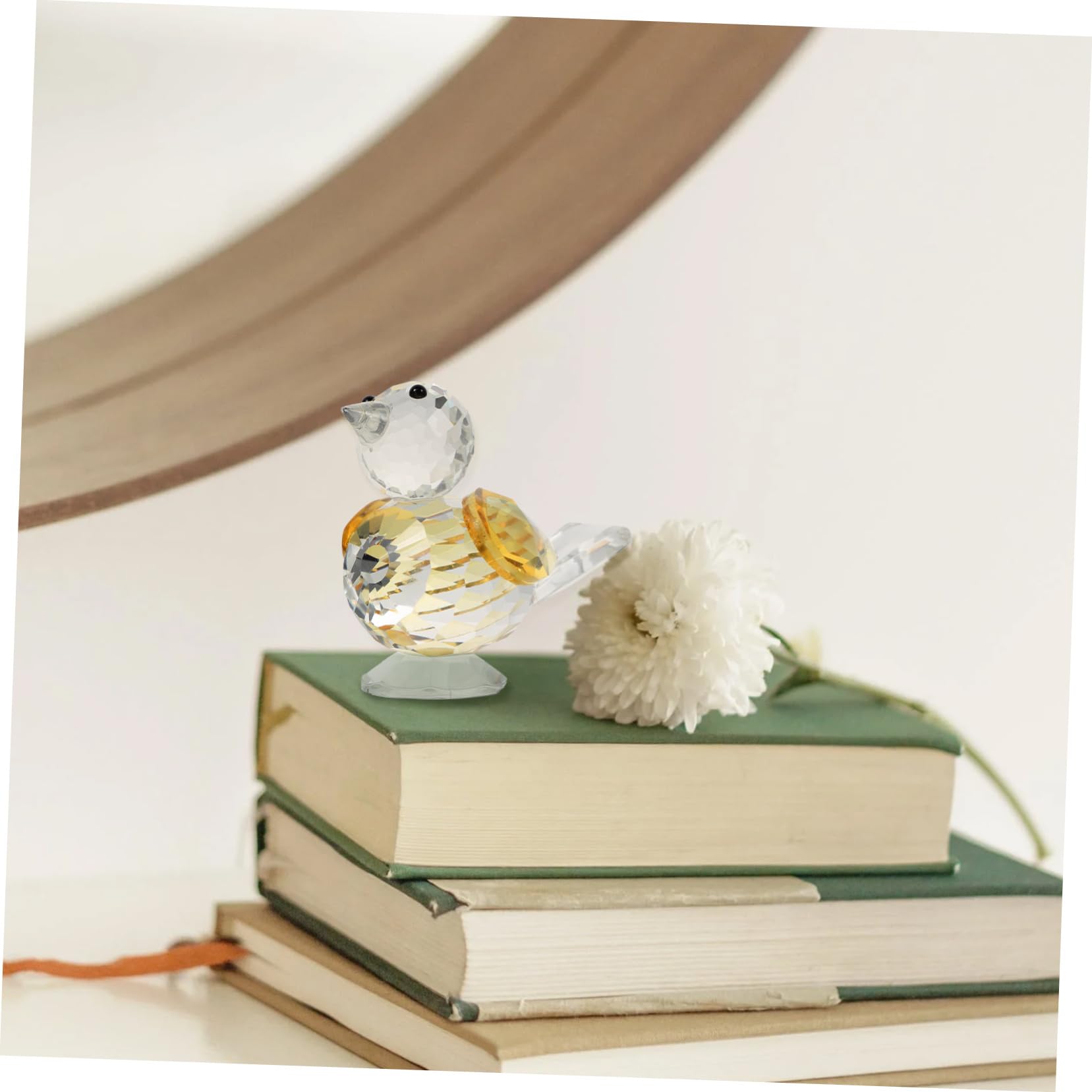 Abaodam 3piezas Adorno De Vidrio Forma De Pájaro para Decoración De Escritorio y Hogar Escultura para y Decoración De Interiores