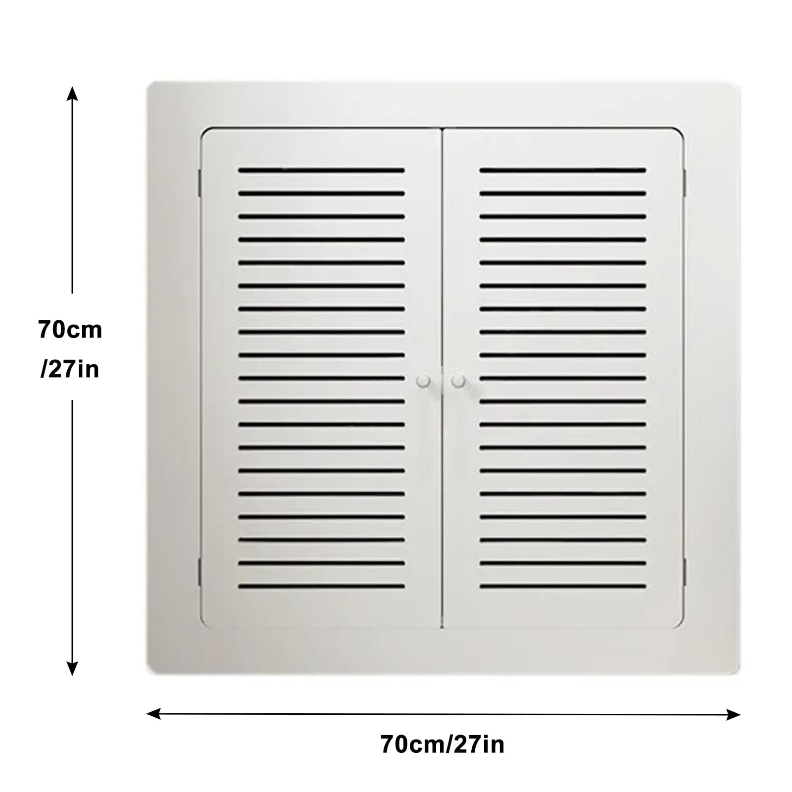 Radiador de baño compacto con termómetro que ahorra espacio, placa de cubierta de muebles para colector de tuberías, 70 x 70 cm, solución de calefacción elegante y eficiente