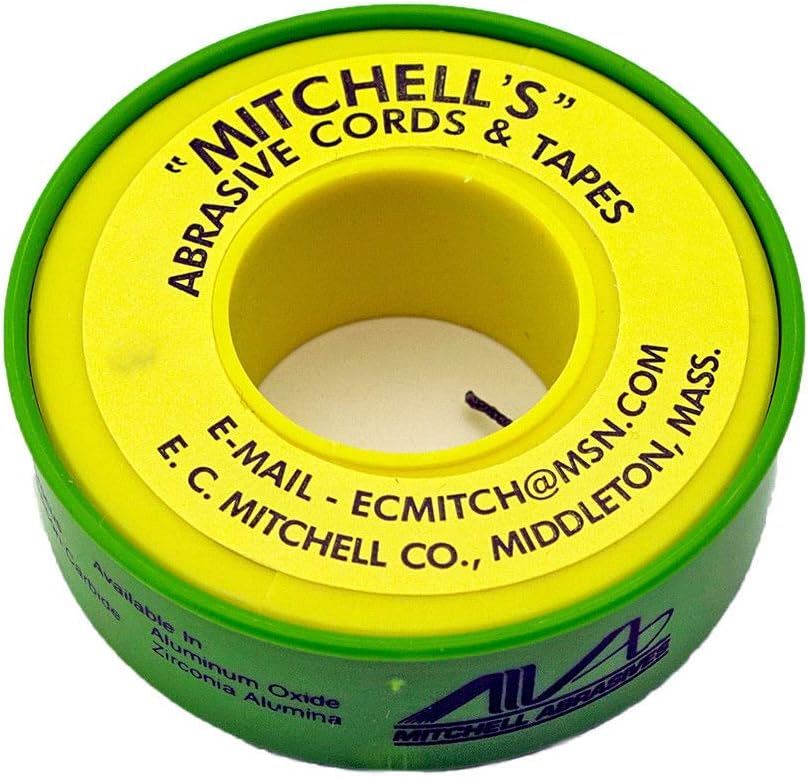 Mitchell's Abrasive Emery Cords No. 53, 180 Grit, 0.040" X 50 Ft