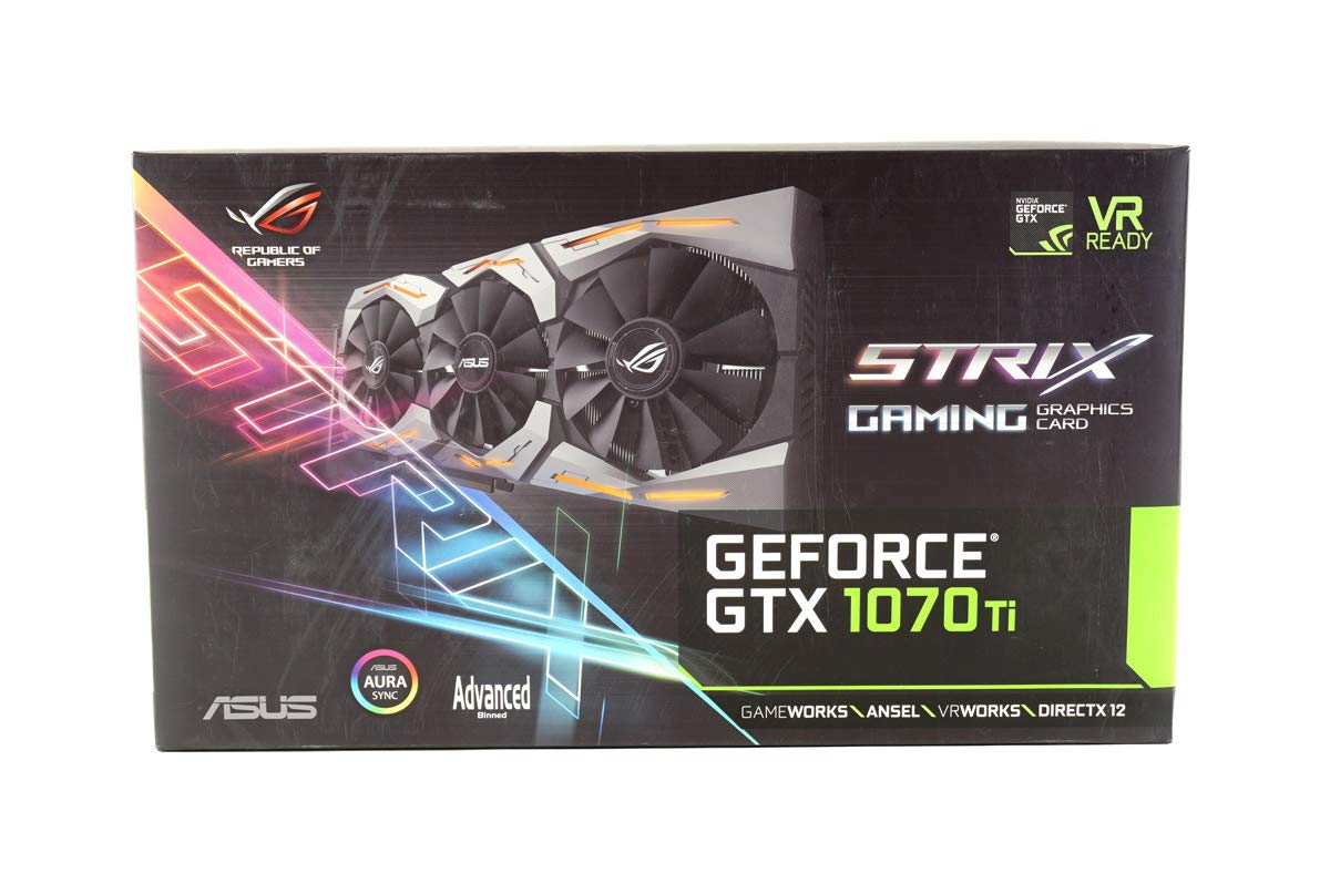 Amazon | ASUS ROG Strix GeForce GTX 1070 Ti 8GB GDDR5 アドバンス