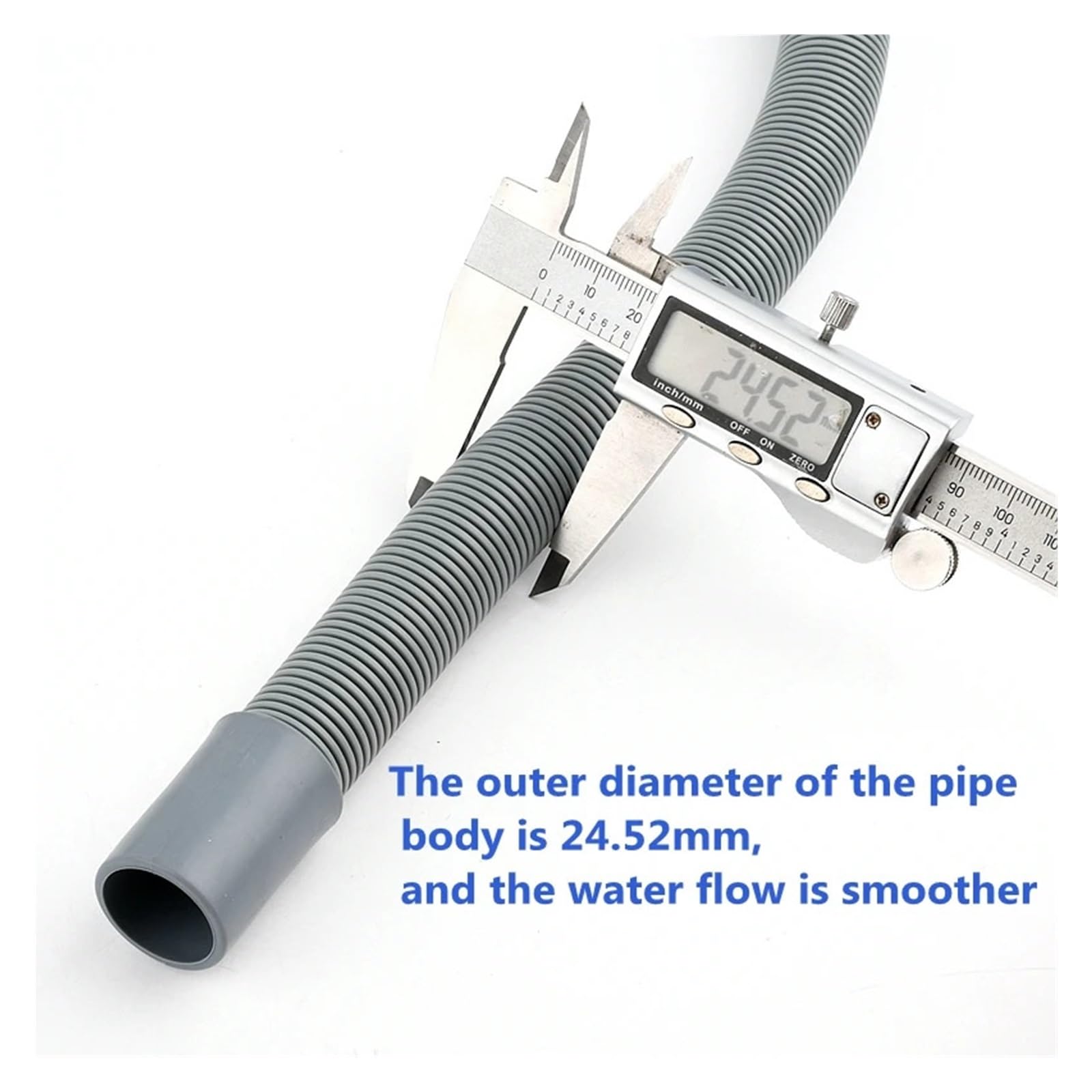 Tubo flessibile di scarico for lavatrice, ID 20/25 mm, 1 pezzo(2 metre)