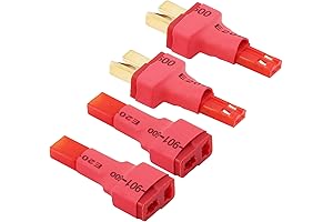 4PCS Male Deans T-Plug to Male JST Connector Adapter