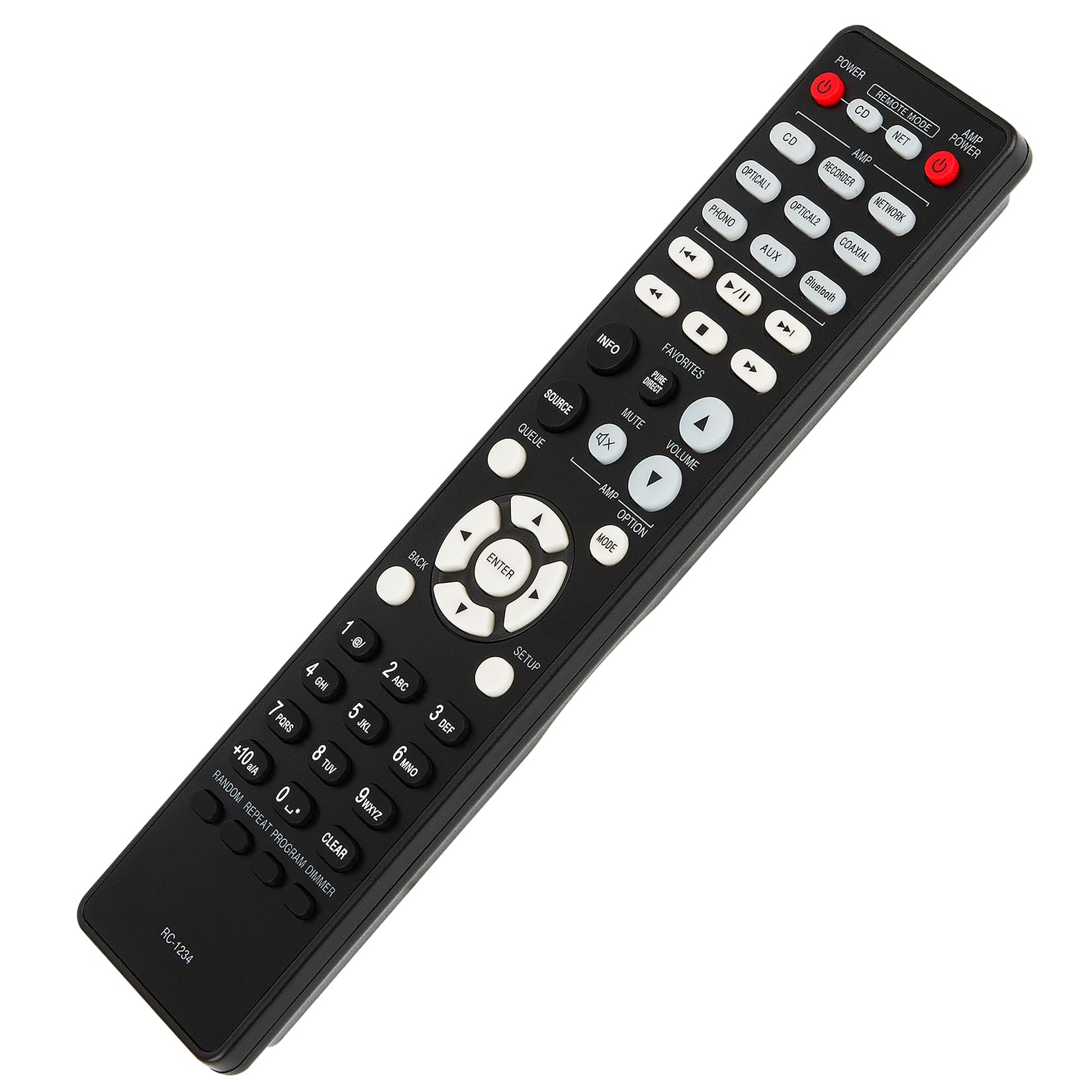 Amazon.com: RC-1234 Replacement Remote Control Applicable for
