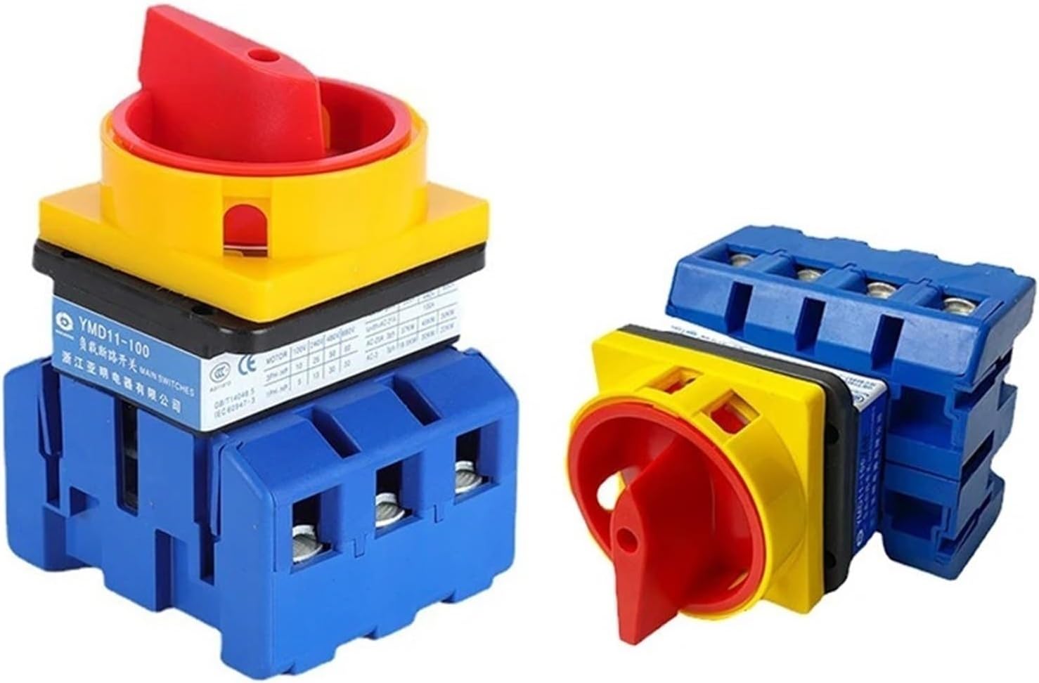 YMD11-100A 3P 4P Isolation Switch DC Isolation Load Breaker Switch Rotary cam Switch LW30-100(100A 4P)