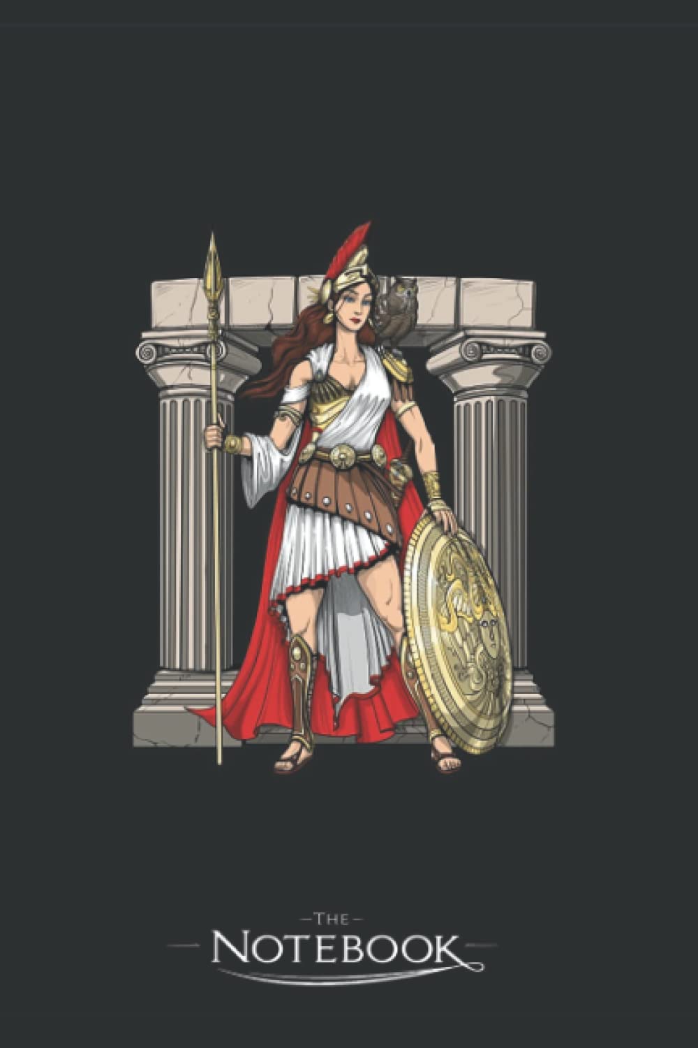 Greek Goddess Athena Notebook: Amazing Notebook GRATITUDE Notebook / Journal Gift, 120 Pages, 6x9 inches