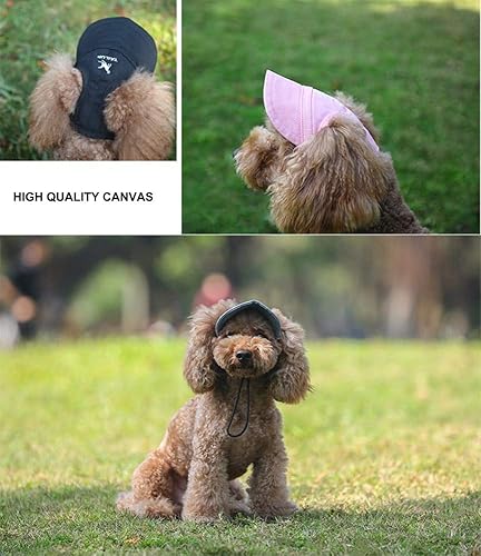 Miniatura 5 de Pets Outing - Gorras de béisbol para padres e hijos, visera de ocio para perros pequeños y gatos y tamaño libre, sombrero de protección solar para