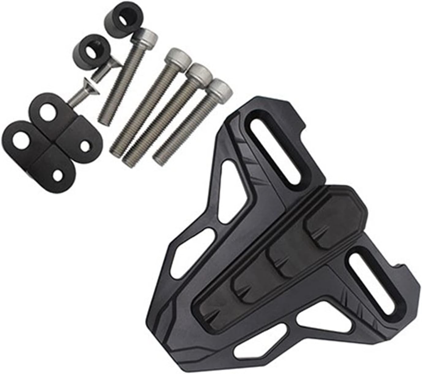 Universal Motorcycle Protector Scooter Front Rear Disc Brake Cover Guard For Yamaha XMX 300 250 Aerox155 NMAX & NVX 155 150 125 (Color : Black)