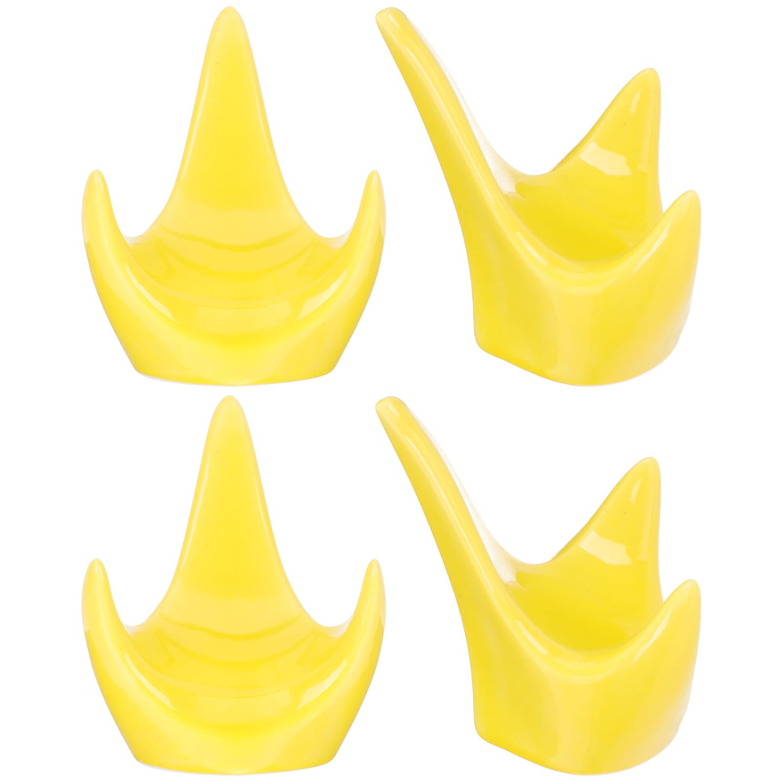Support pour ocarina ERINGOGO en céramique jaune stable pack de 4 - 8