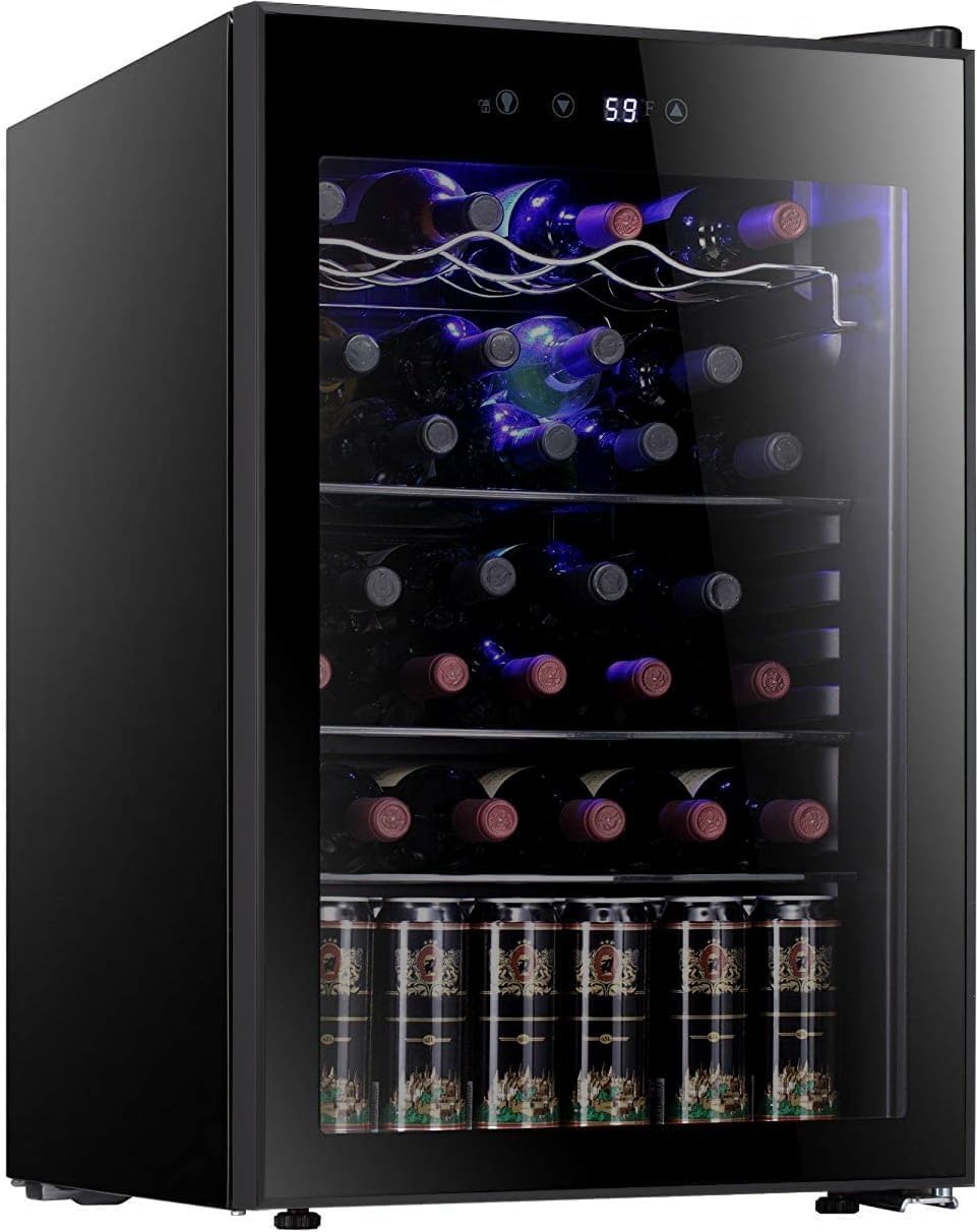 Antarctic Star JC-128VEX-F 4.5 cu ft Beverage Cooler Black