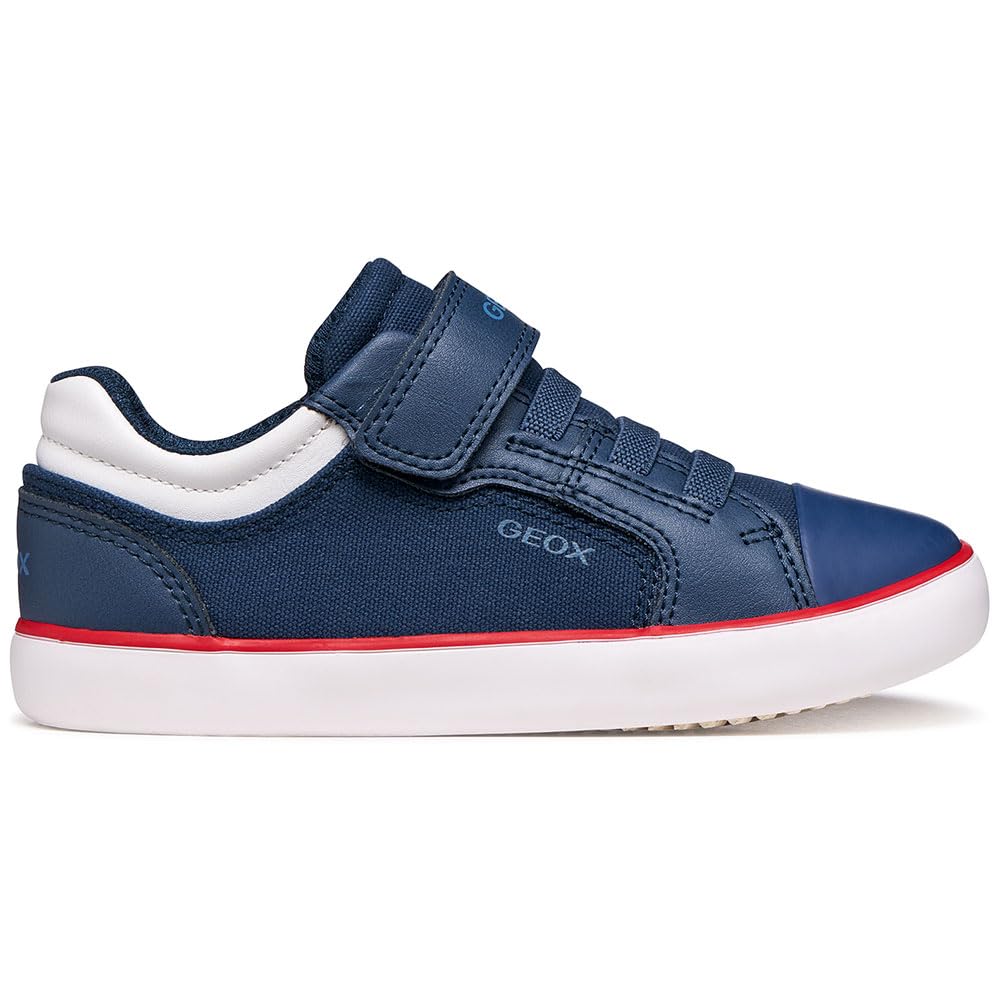 Geox J GISLI Boy A Trainers, Navy/White, 28 EU
