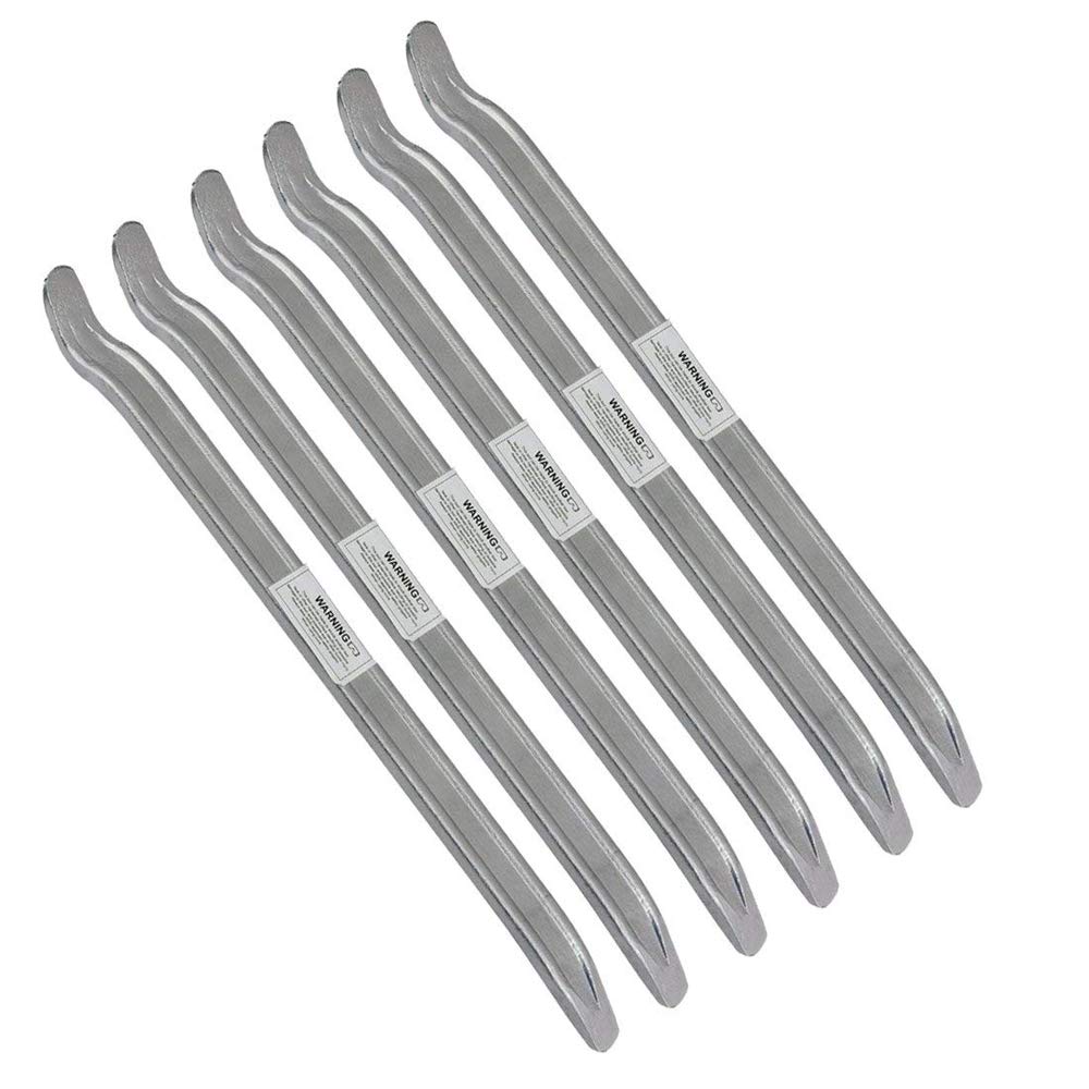 Kosma Zestaw 6 metalowych podnośników do podnoszenia ciężarów - 16" (400mm) | Łyżka do podnoszenia ognia | Narzędzia do naprawy opon