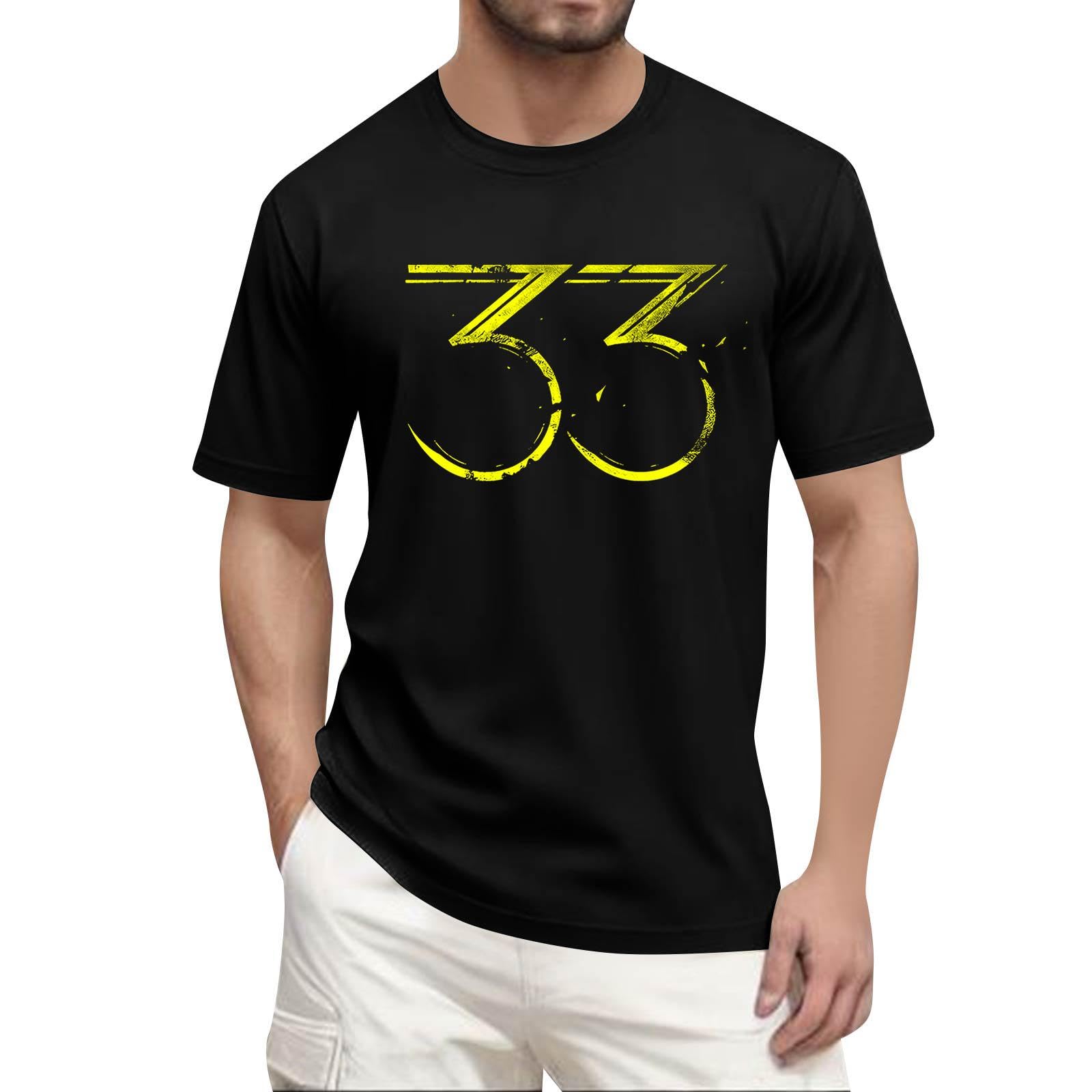 Unisex Expedition 33 Merch Clair Obscur Expedition 33 Game Shirt Printed Short Sleeves Top for Men Game Fans 02-Black XL