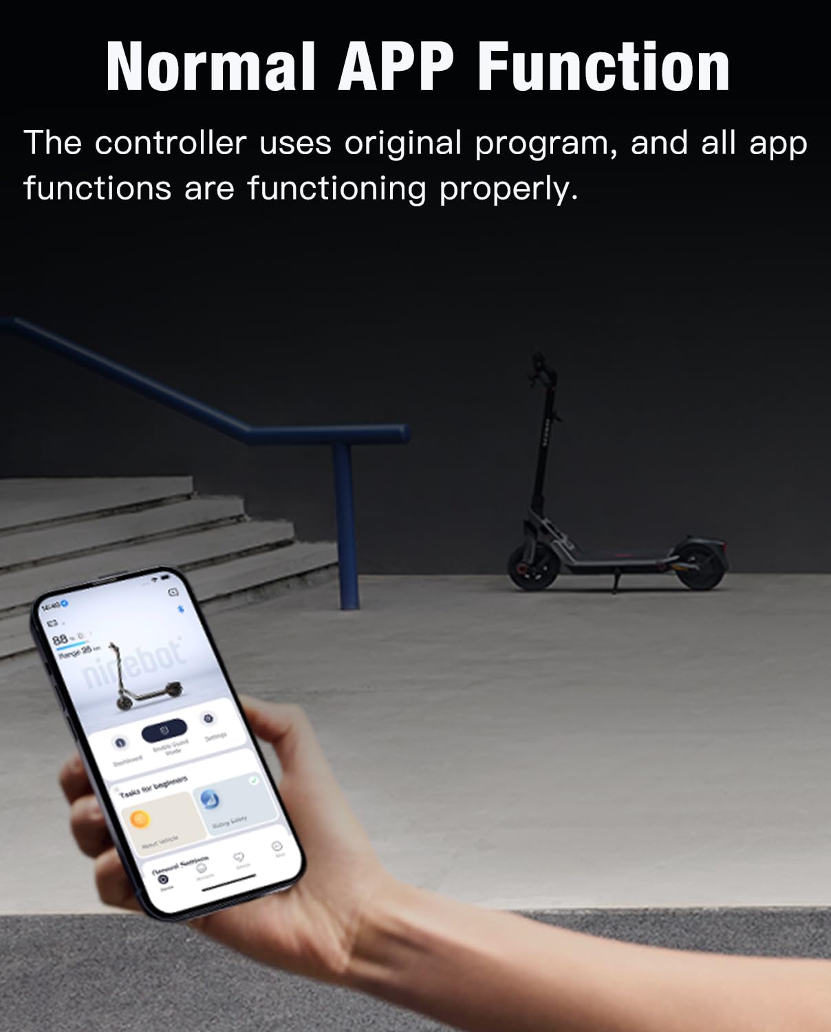 32 km/h Controller, kompatibel mit Segway Ninebot E3 E3 Pro Kickscooter, 32 km/h Motherboard Schaltung, Ersatzteile für Motherboard-Regler