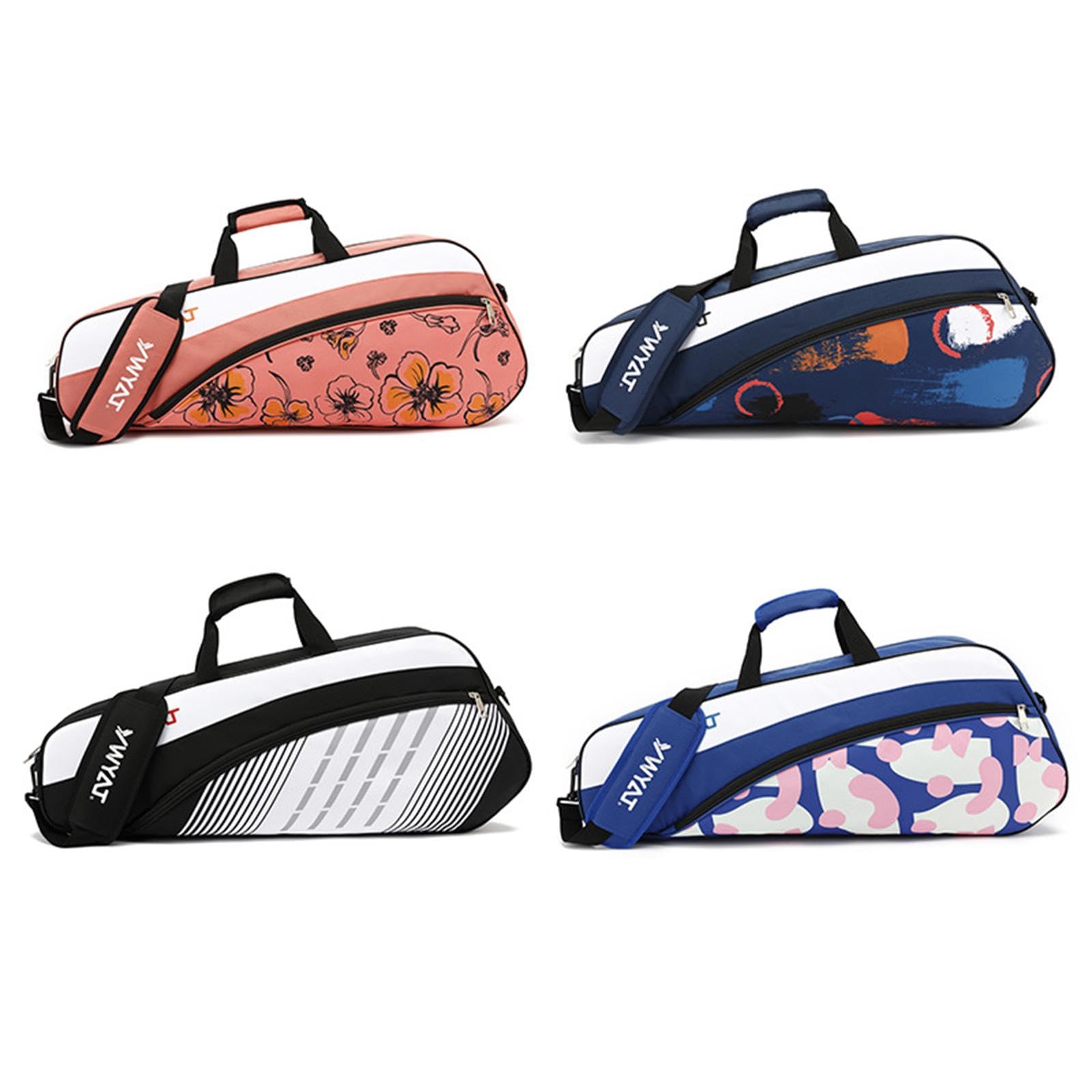 Oshhni Sac de Raquette de Badminton, Sac à Dos de Sport de Tennis, Sac de Transport de Raquette, Sac à Main de Tennis pour athlètes Professionnels,