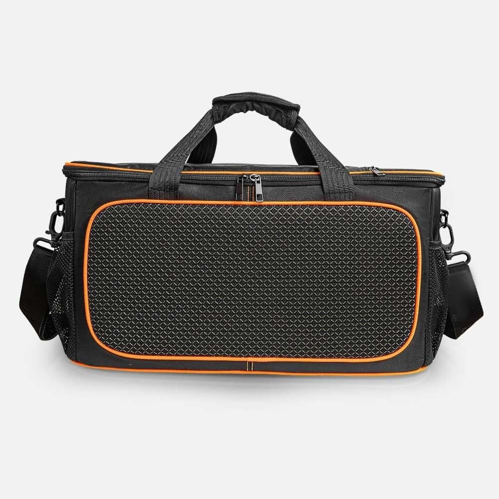 Hartschalen-Tragetasche für JBL für Partybox On-The-Go 2 Lautsprecher, Oxford-Tuch Reisetasche mit verstellbarem Schultergurt, schützende Aufbewahrung für Audio-Ausrüstung, Schwarz