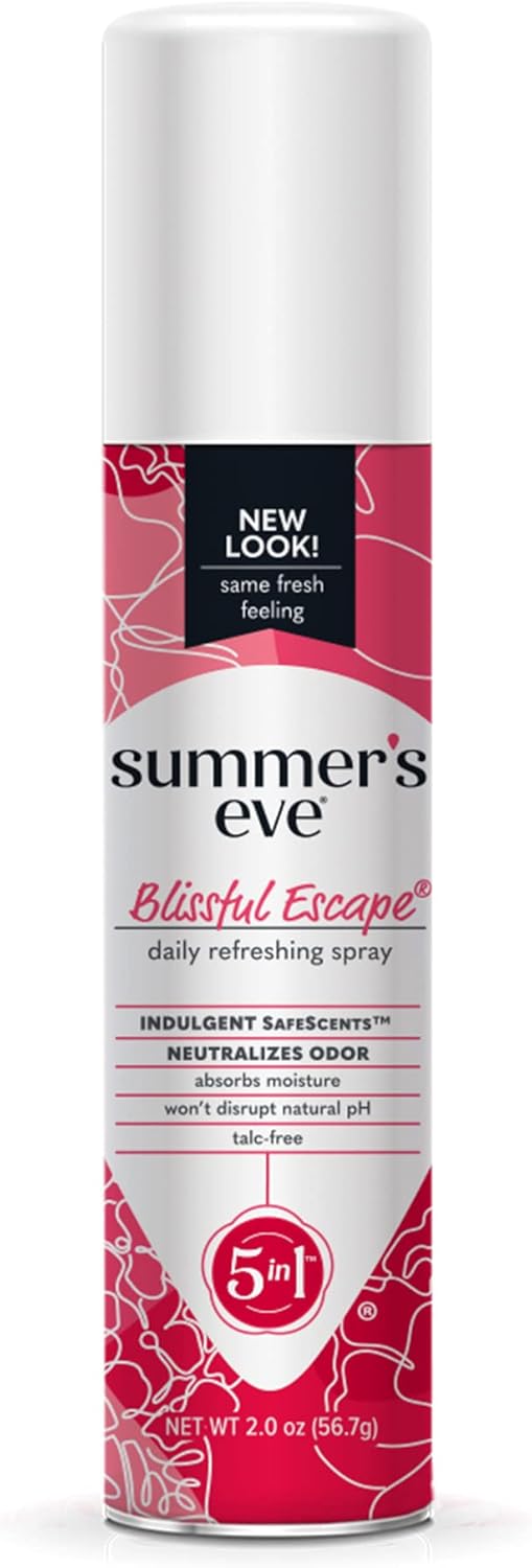 Summer’s Eve Blissful Escape Daily Refreshing Feminine Spray, 2 oz Summer’s Eve Blissful Escape Daily Refreshing Feminine Spray, 2 oz
