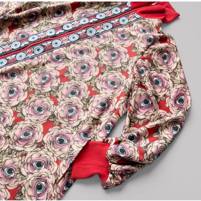 Amazon.co.jp: ヒグチユウコ 眼花 ジャージドレス 赤 ひとつめちゃん  