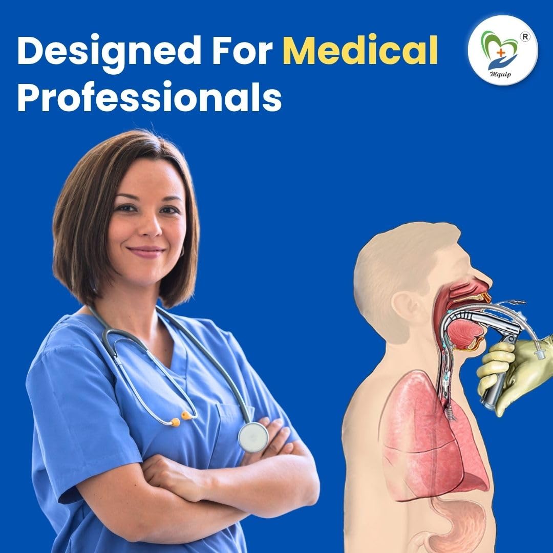MQUIP Standard Laryngoscope Set with Miller Blades | Stainless Steel Construction, Reliable Halogen Light | Available 00, 0, 1 Miller Blades Sizes | Ideal for Medical Professionals - Image 8 thumbnail