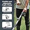 Ergonomic Trimmer Grip, String Trimmers Handle with Shoulder Strap Harness, Weed Eater Handle Extension with Bracket Clamp, Lawn Trimmer Handle Grip for Lawn Care, Landscaping, Yard Trimming Edging #3