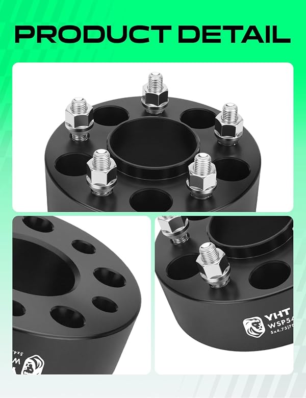YHTAUTO 5x4.75 Hub Centric Wheel Spacers 2 Inch for Buick, Chevy, GMC by YHTAUTO - Used condition - Image 8