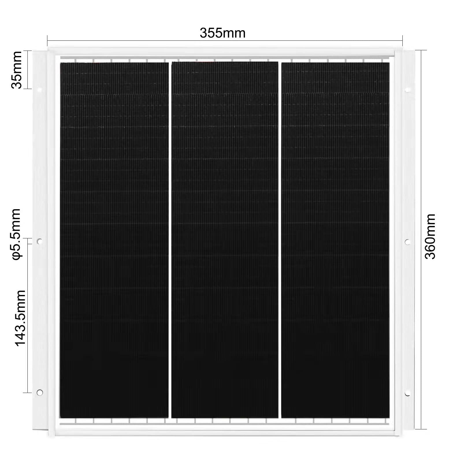 Amazon | GWSOLAR 太陽光パネル 20W 厚み2.5cm 表面取付けソーラー