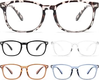BLS BLUES Women's Blue Light Blocking Reading Glasses - Lightweight HD Readers for Home, Office & Driving