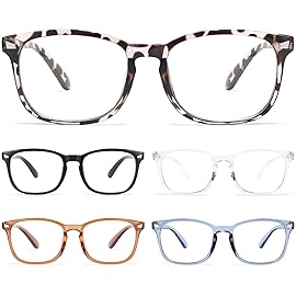 BLS BLUES Reading Glasses for Women for Home, Office & Driving - HD Clear Readers with Blue Light Blocking Protection