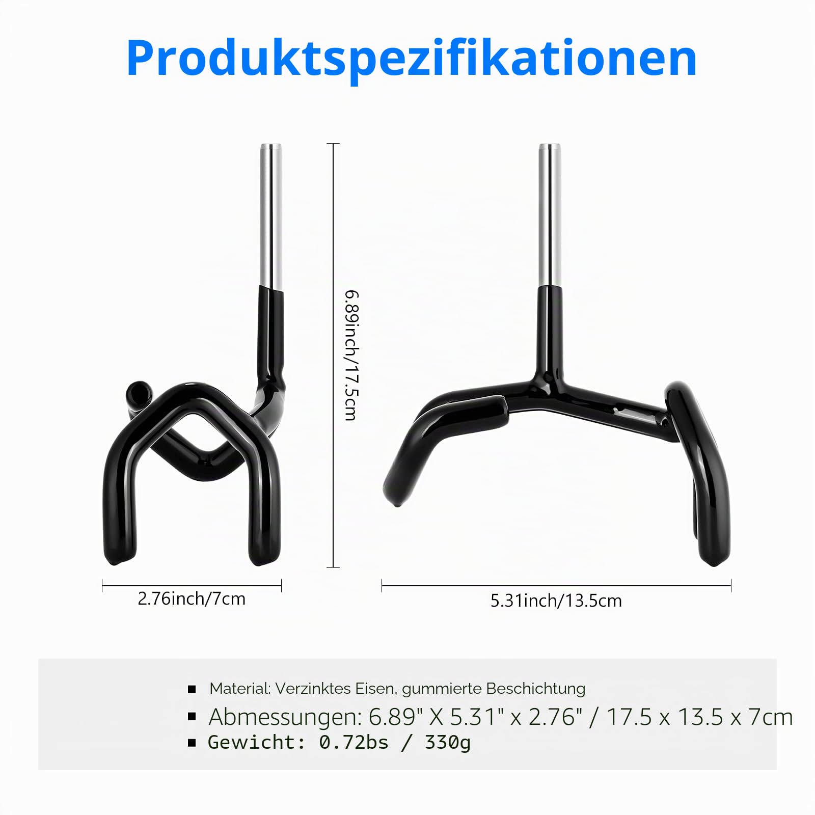 NEEWER Metall Mikrofonarmhalterung für C Stative und Mikrofonständer, schwarz
