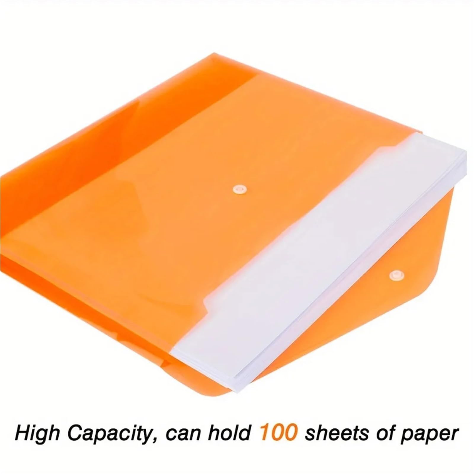 8/20-teiliger Ordner mit Druckknopfverschluss, in zufälligen Farben, Papier im A4-Format – geeignet for Zuhause und Büros(20pcs random)