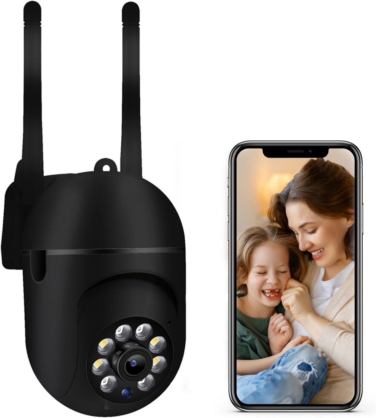 Home Security Cameras Indoor Outdoor Wireless WiFi Dual