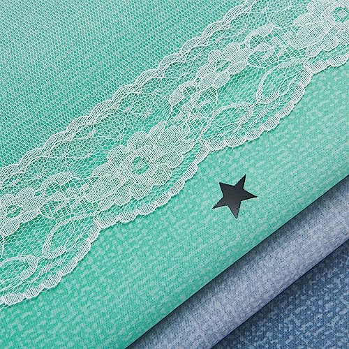 Image of XiDi Curtains for Bedroom Decor, Rainbow Purplgreen grey52 /54