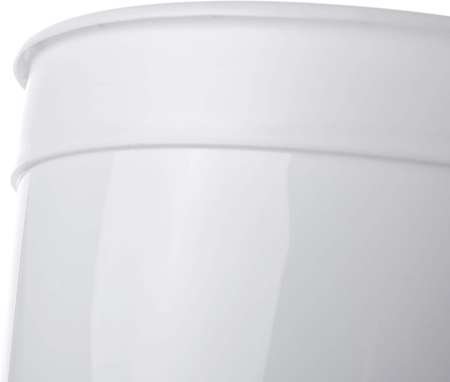 Consolidated Plastics 43900 Round Tub with Cover, HDPE, 80 oz., 10 Piece, White