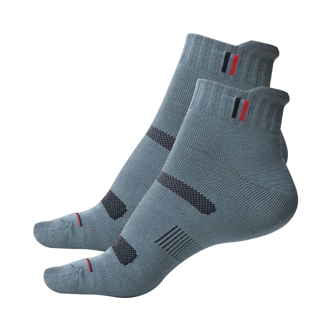 Men’s Cotton Ankle Length Socks Unisex Comfortable Breathable Soft Stretchable Athletic Running Gym Casual Wear Durable Reinforced Toe Heel No Show Socks for Everyday Use Pack-image-38
