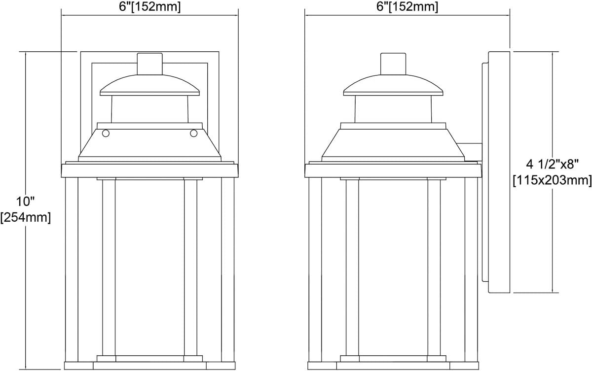 Elk Home 87120/LED Irvine 10'' High 1-Light Outdoor Sconce in Matte Black