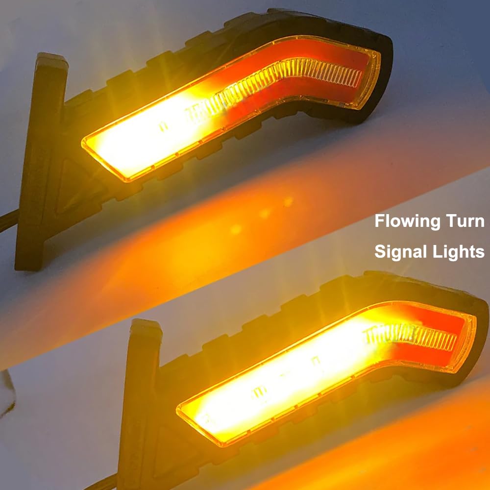 MASO - Luz de plantilla LED impermeable para remolque, luz lateral de gálibo LED, compatible con furgonetas, furgonetas y remolques de 12 V-24 V