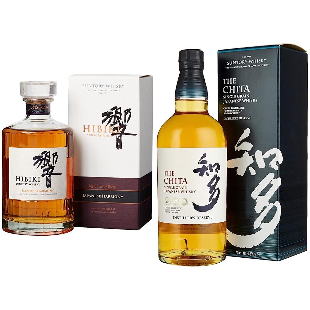 Hibiki Suntory Whisky Japanese Harmony, 43% - 700 ml + The Chita