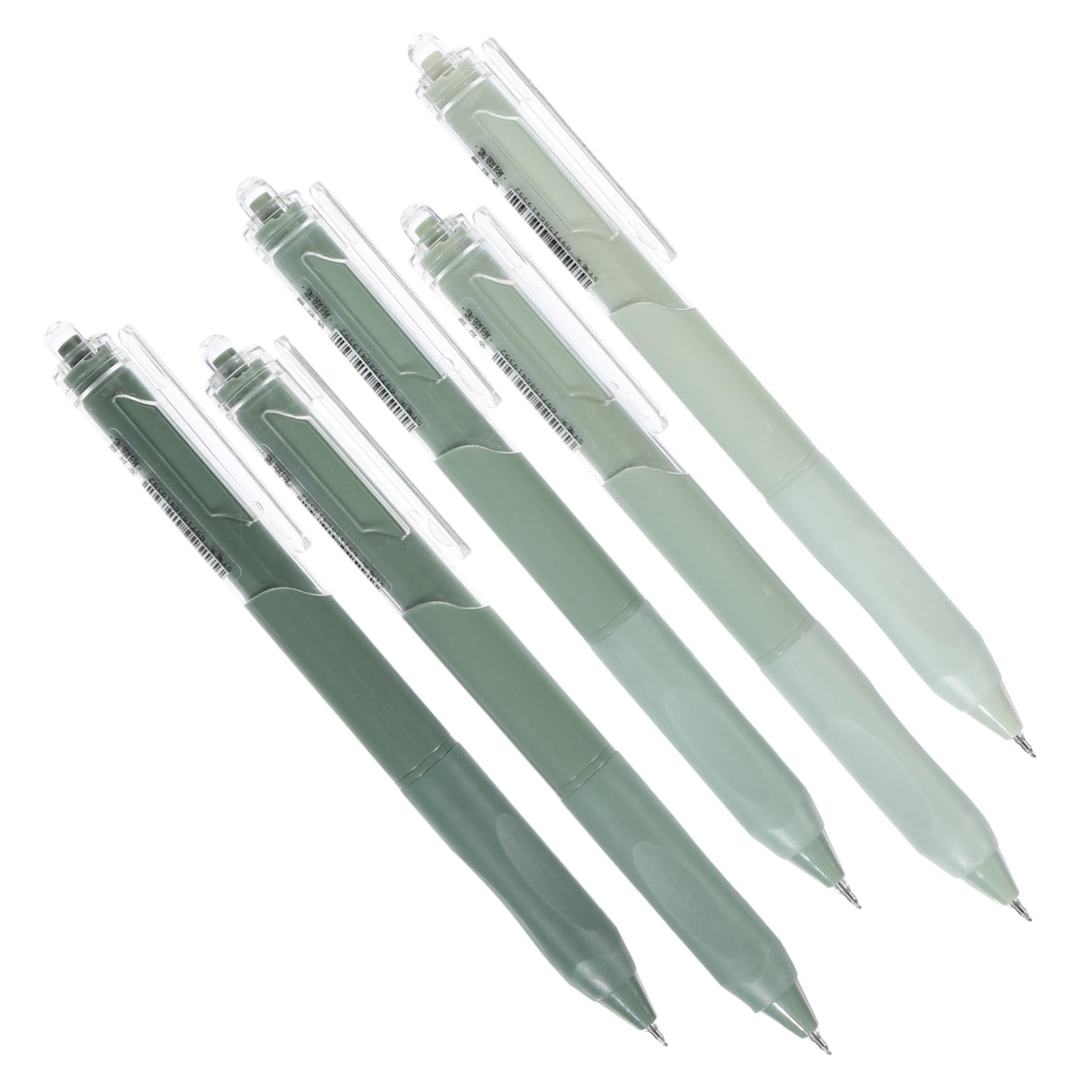 Uonlytech 5 Ensembles Stylo Gel À Encre Gel Lisse Coloré Pour Enfants Fournitures De Papeterie Fournitures Scolaires Plastique Vert 5 pièces * 5