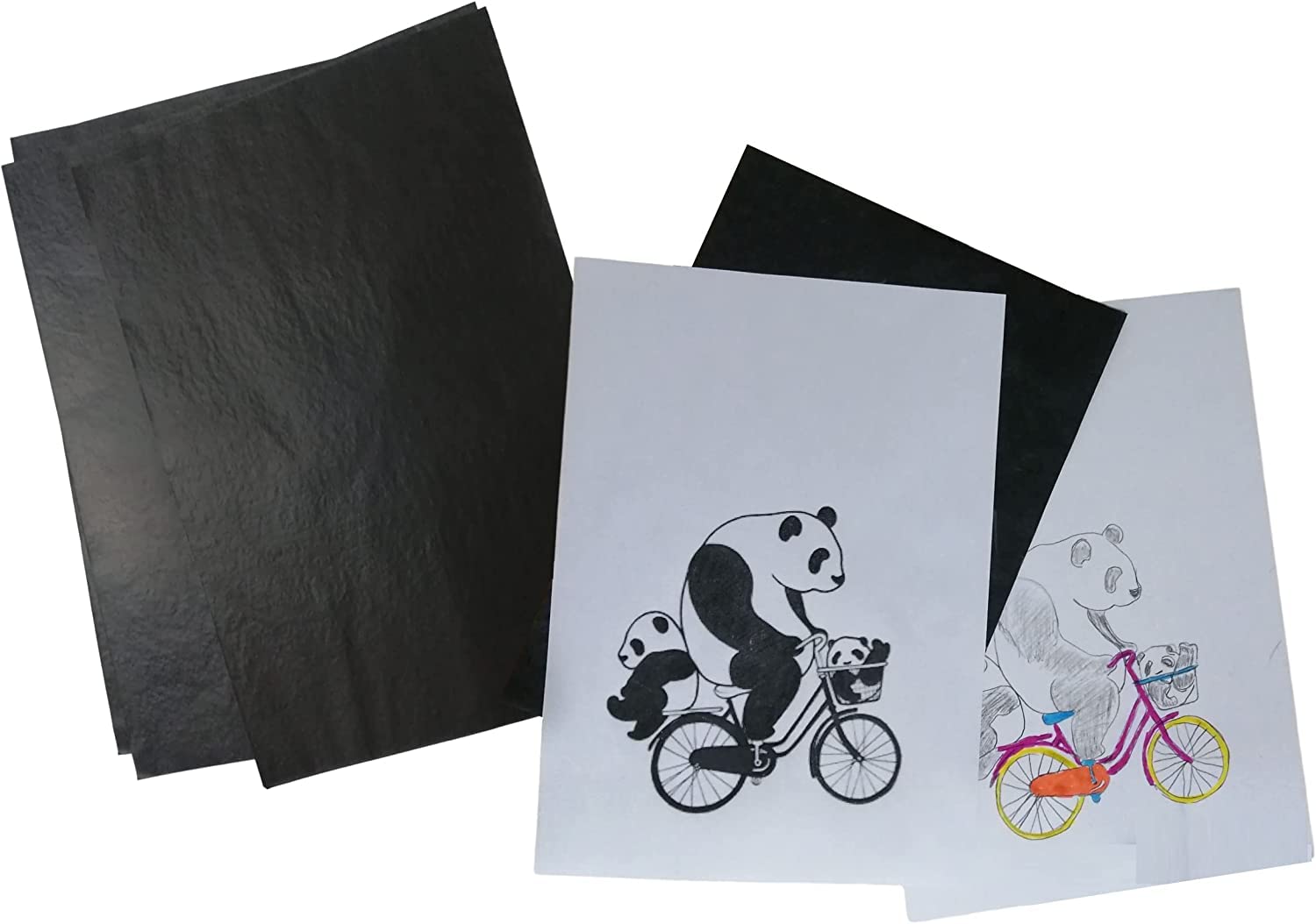 100 arkuszy papieru węglowego do rysowania wzorów na drewnie, płótnie, papierze i innych pracach ręcznych (29,7 x 21,1 cm)